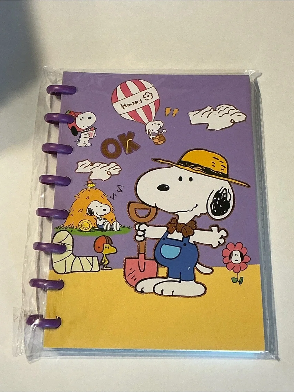 Snoopy A5 spiral bound, cute notebook!
